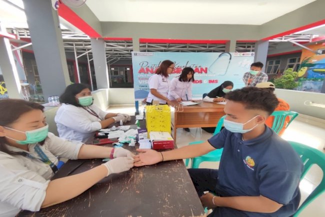 Pastikan Kesehatan Anak Binaan, LPKA Palu Hadirkan Layanan VCT Mobile HIV/AID dan IMS