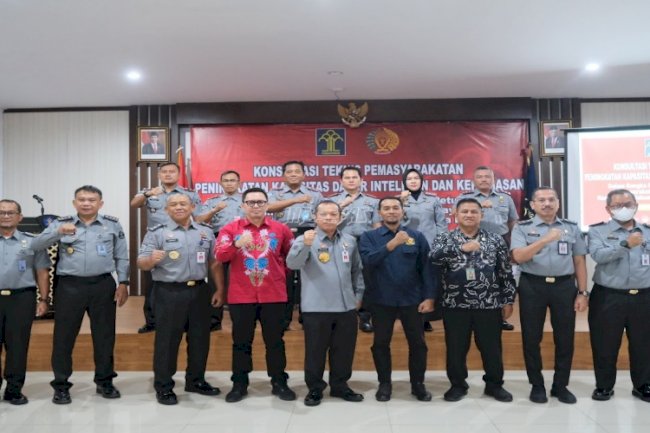 Lapas Pangkalpinang Perkuat Kapasitas Intelijen dan Kehumasan melalui Konstek Pemasyarakatan
