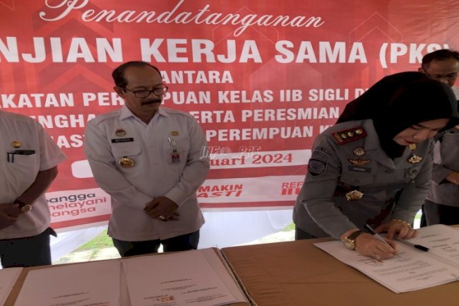Lapas Perempuan Sigli Teken PKS dengan Sejumlah Stakeholder