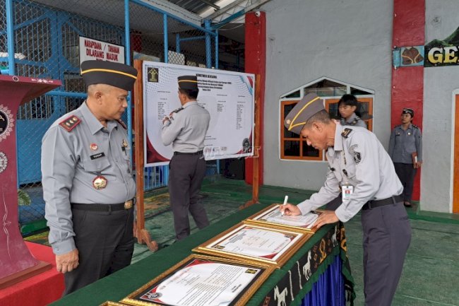 Lapas Kalabahi Berkomitmen Bangun ZI Menuju WBK/WBBM Tahun 2024