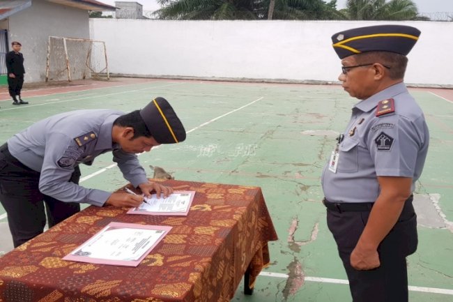 Lapas Labuhan Bilik Tegaskan Komitmen Bersama dan Pakta Integritas