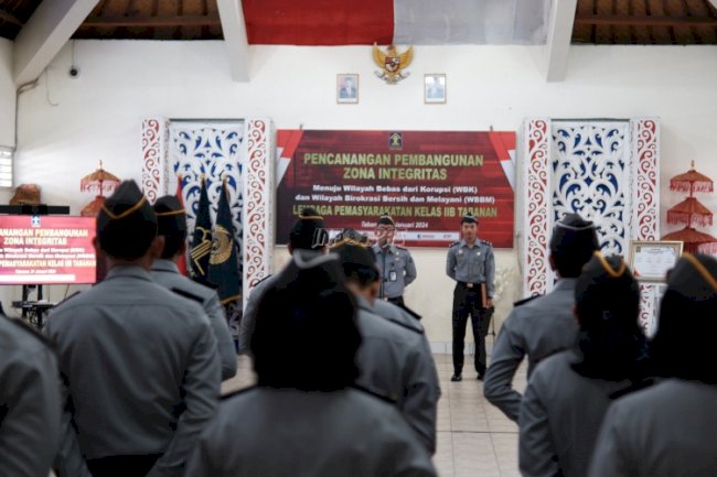 Bertekad Raih WBK, Lapas Tabanan Deklarasikan Janji Kinerja