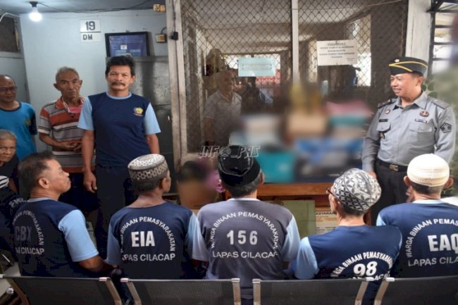 Lapas Cilacap Berikan Penguatan Mental dan Spiritual bagi Warga Binaan Lansia