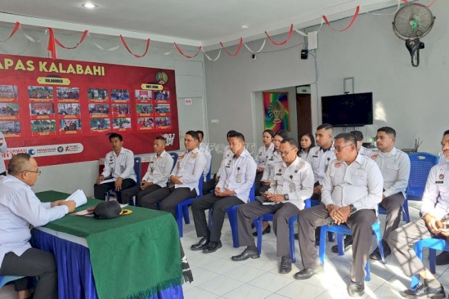 Seleksi Tim Pembangunan ZI, Lapas Kalabahi Optimis Raih WBK Tahun 2024