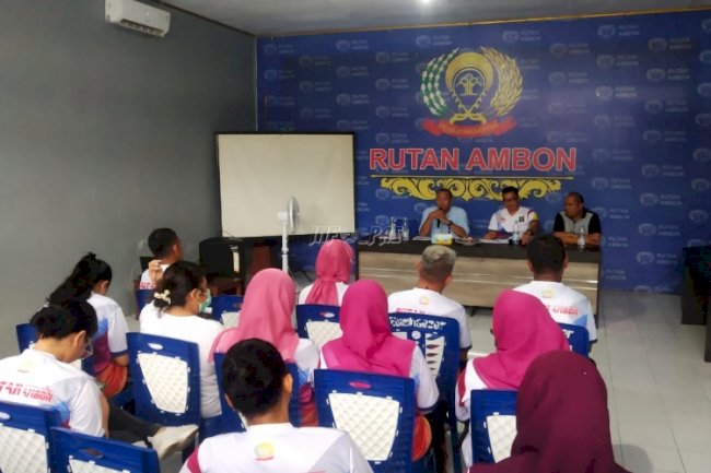 Rutan Ambon Kedatangan Tim Sosialisasi P2HAM Kanwil Maluku