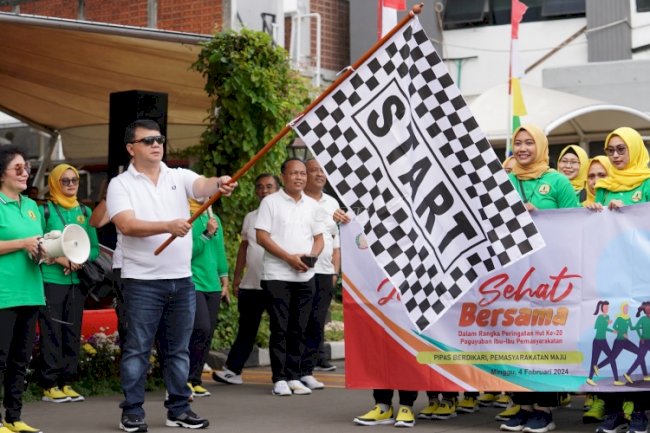 Jaga Kebugaran Jasmani, PIPAS Gelar Jalan Sehat Peringati HUT Ke-20