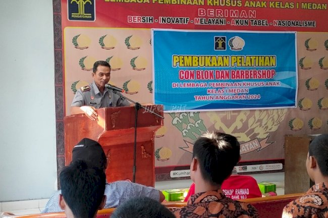 Bentuk Anak Binaan Terampil, LPKA Medan Gelar Pelatihan Bidang Konstruksi dan Hairdresser
