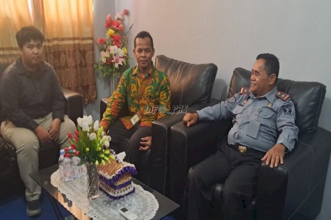 Jalin Silaturahmi, Kalapas Namlea Sambut Kunjungan Kepala KP2KP Namlea