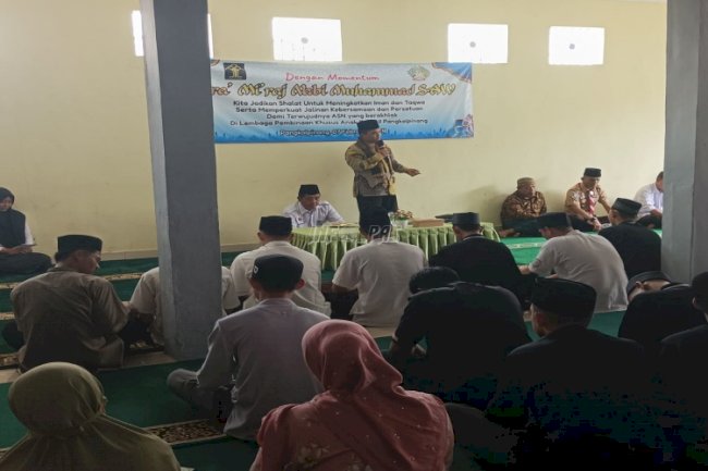 Peringati Isra Mikraj 1445 Hijriah, LPKA Pangkalpinang Gelar Ceramah Agama 