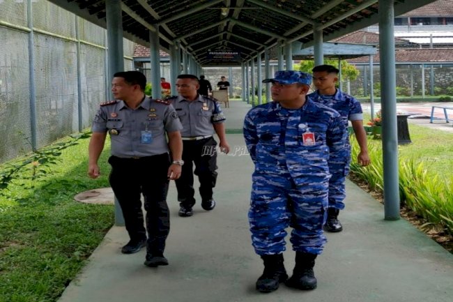 Perkuat Sinergi, Kalapas Tanjungpandan Terima Kunjungan Danlanud H. AS Hanandjoedin