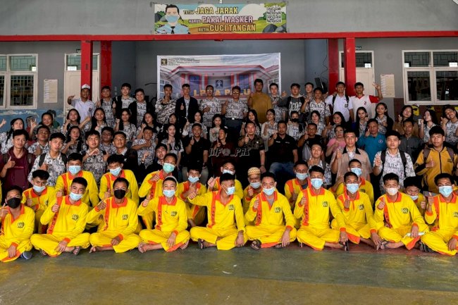 Anak Binaan LPKA Palu Jalin Keakraban dengan Siswa SMANSA Palu