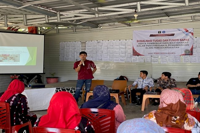 Gandeng FISIP UBB, Bapas Pangkalpinang Sosialisasikan Tusi kepada Masyarakat Kelurahan Teladan