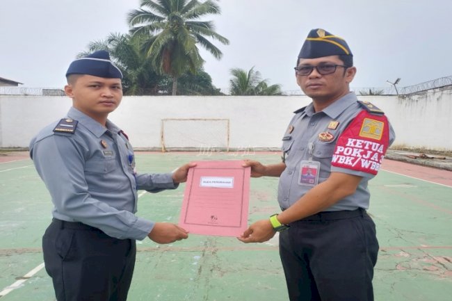 Empat Petugas Lapas Labuhan Bilik Dikukuhkan Jadi Agen Perubahan 