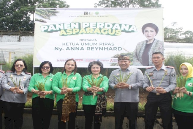 Ketua Umum PIPAS Resmikan SAE dan Pelatihan Kerja Bamba di Lapas Narkotika Bangli