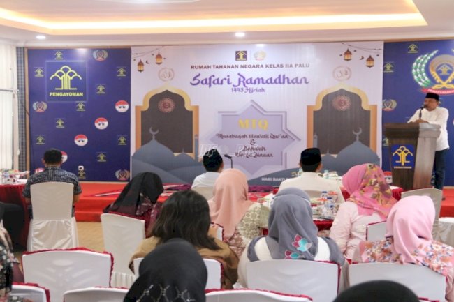 Rutan Palu Sambut Safari Ramadan Kakanwil Kemenkumham Sulteng