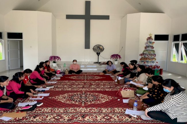 Warga Binaan Lapas Perempuan Jambi Khidmat Jalani Ibadah Minggu