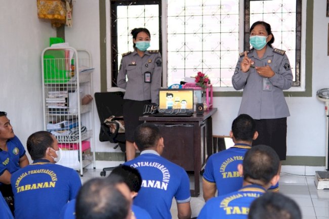 Peringati Hari TBC Sedunia, Tim Medis Lapas Tabanan Gelar Skrining dan Penyuluhan 