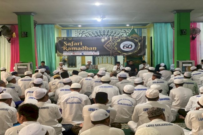 Lapas Banjarbaru Sambut Safari Ramadan Kanwil Kemenkumham Kalsel 