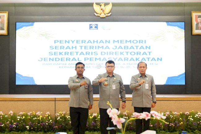 Pisah Sambut Sesditjenpas dan Dir. Tikers Pas, Ditjenpas Siap Akan Perubahan