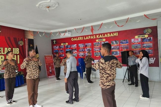 Pramuka Gudep Lapas Kalabahi Antusias Pelajari P3K