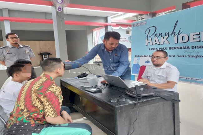 Gandeng Disdukcapil, LPKA Palu Penuhi Hak Identitas Anak Binaan