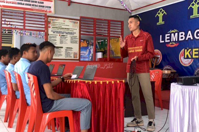 Pastikan Kesiapan Warga Binaan, Lapas Tahuna Simulasikan UPK Berbasis Komputer