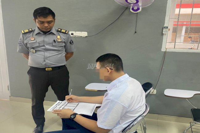 Penuhi Hak Pendidikan, LPKA Palu Fasilitasi UAS Satu Anak Binaan