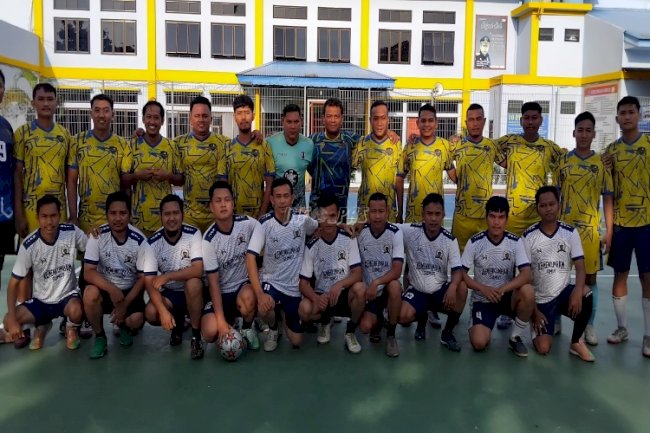 LPKA Medan Menangi Eksibisi Sepak Bola Melawan Dinas Pendidikan Langkat