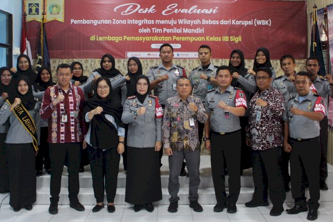 Jalani Desk Evaluasi, Lapas Perempuan Sigli Optimis Wujudkan WBK