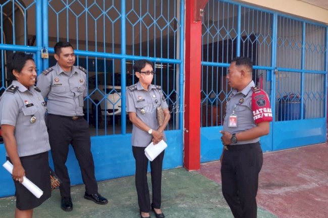 Rupbasan Kupang Sambut Tim Bidang HAM & Keuangan Kanwil NTT