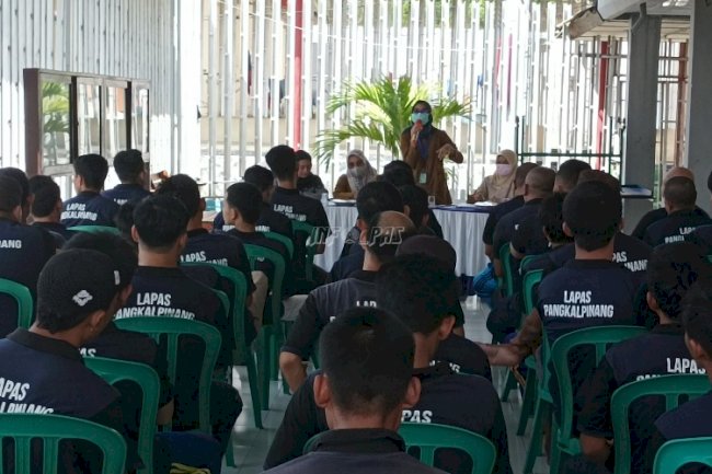 Klinik Pratama Lapas Pangkalpinang Gelar Penyuluhan dan Skrining Kesehatan Jiwa bagi Warga Binaan