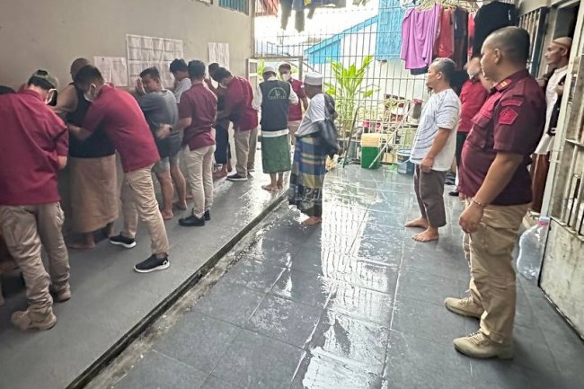 Pastikan Aman Kondusif, Satops Patnal Divpas Kaltim Sidak Rutan Tanah Grogot