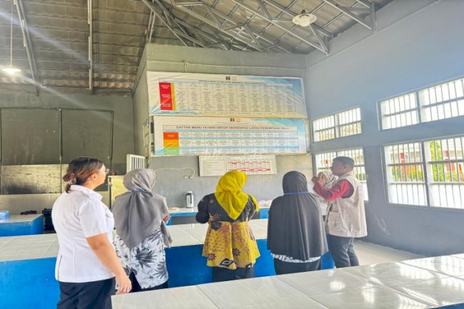 Peninjauan Dapur dan Tata Boga Lapas Perempuan Palu Demi Raih Sertifikat Halal