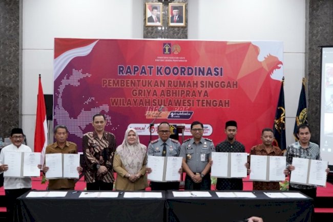 Griya Abhipraya Wilayah Sulteng Teken PKS Peningkatan Kapasitas Diri Warga Binaan dan Klien