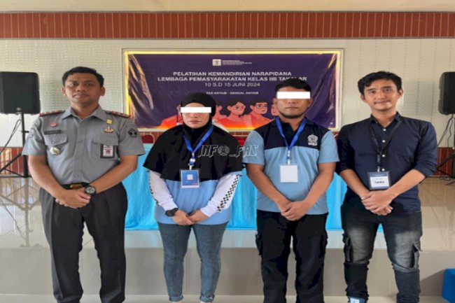Lapas Takalar Bekali Warga Binaan dengan Pelatihan Anyaman