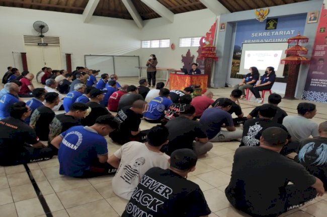 Atasi Stres, Warga Binaan Lapas Tabanan Diikutkan dalam Therapy Stres Narapidana