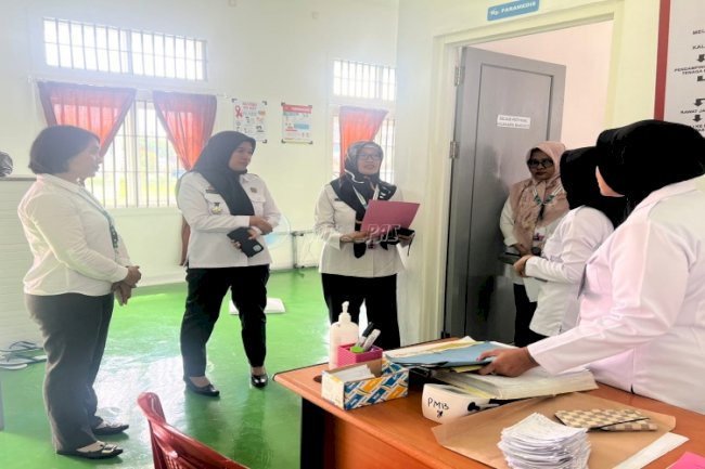 Visitasi Perizinan Klinik, Lapas Perempuan Palu Sambut Kunjungan Dinkes Sigi