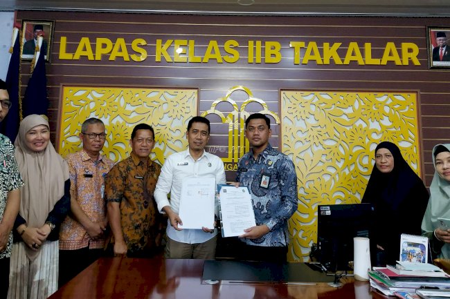 Bangun Budaya Literasi, Lapas Takalar Gandeng Dinas Perpustakaan dan Kearsipan