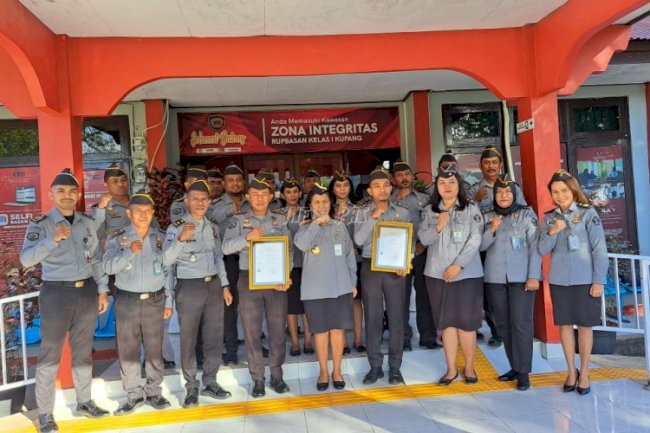 Rupbasan Kupang Raih Sertifikat Hak Cipta Jingle serta Maskot Ruben dan Rubi 