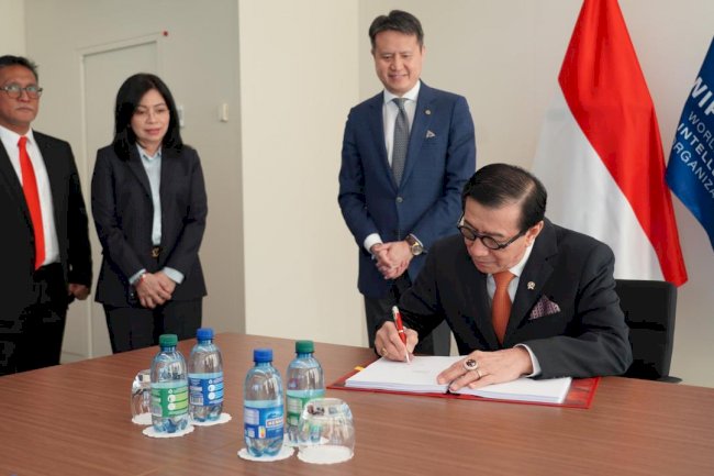 Menkumham Tanda Tangan Traktat Internasional tentang Sumber Daya Genetik dan Pengetahuan Tradisional