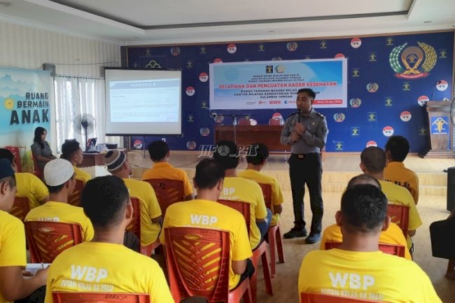 Rutan Palu Gelar Pelatihan dan Penguatan Kader Kesehatan