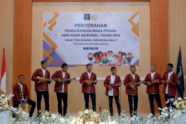 11 Anak Binaan LPKA Ambon Dapat Pengurangan Masa Pidana pada HAN Tahun 2024