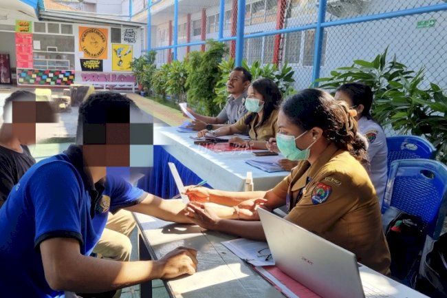 Lapas Kalabahi Bersama Dinkes Alor dan RSB Mola Gelar Sosialisasi dan Screening TBC