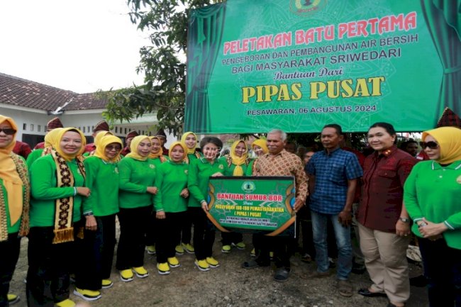 PIPAS Serahkan Bantuan Sumur Air Bor bagi Masyarakat Desa Sriwedari