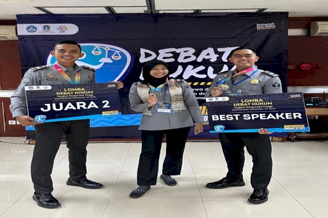 Petugas Rutan Barabai Raih Best Speaker dan Juara II Lomba Debat Hukum Univ. Terbuka