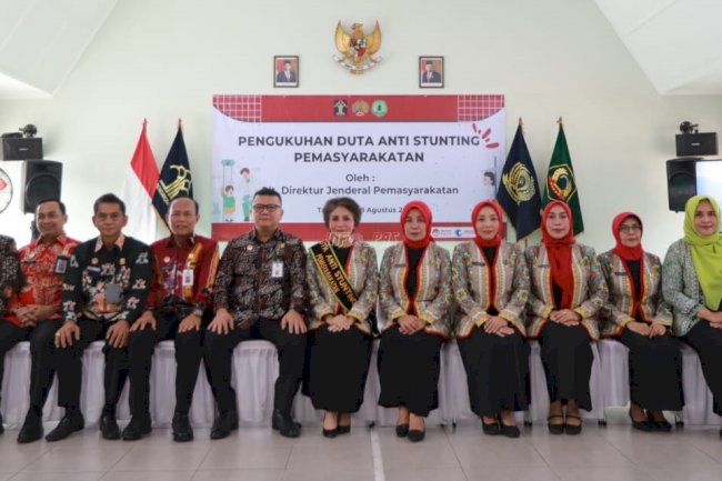 Plt. Dirjenpas Kukuhkan Duta Anti Stunting Pemasyarakatan