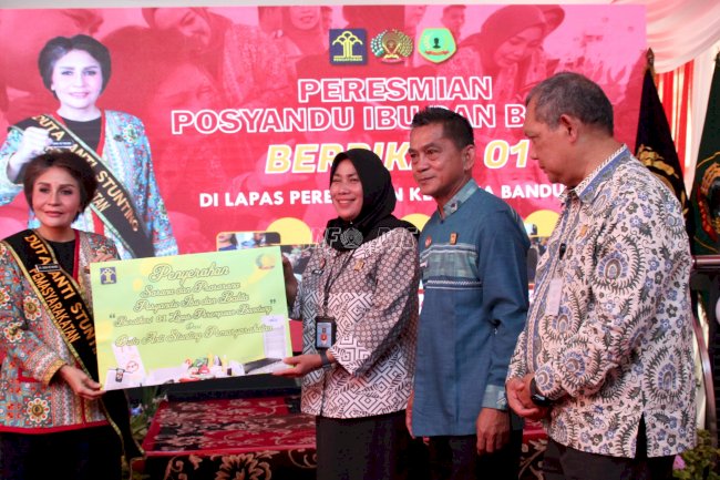 Dukung Zero Stunting, Posyandu Ibu dan Balita Berdikari 01 LPP Bandung Diresmikan