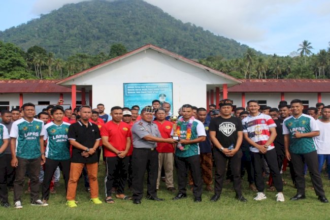 Lapas Jailolo Juara I Turnamen Mini Soccer Kumham Malut CUP III