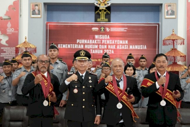 Wisuda Purnabakti Pengayoman, Lapas Tabanan Lepas 3 Wisudawan