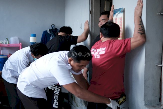 Cegah Gangguan Kamtib, Lapas Tabanan Gelar Penggeledahan dan Tes Urine Warga Binaan